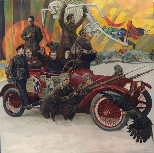 Russia 1917 (2010-13) Oil on canvas 213x213cm