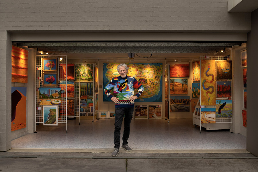Peter Mulder in the Studio